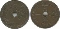 Indochina Franz&ouml;sin 1 Cent Republican statue - 1931 torch