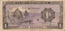 Indochina Franz&ouml;sin 1 Piastre - ND (1942-1945) - Serial F - P.60