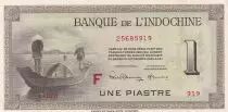 Indochina Franz&ouml;sin 1 Piastre - ND (1945) - Letter F