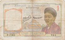 Indochina Franz&ouml;sin 1 Piastre - ND (1946) - P.54