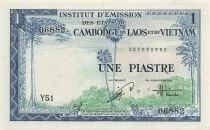 Indochina Franz&ouml;sin 1 Piastre - ND (1954) - Vietnam - P.105