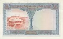 Indochina Franz&ouml;sin 1 Piastre - Trees - Emissions for Cambodge - ND (1954) - Serial U1