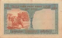 Indochina Franz&ouml;sin 1 Piastre - Vietnam - ND (1954) - P.105