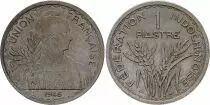 Indochina Franz&ouml;sin 1 Piastre Federation Indochinoise - 1946 -VF to XF - KM.32