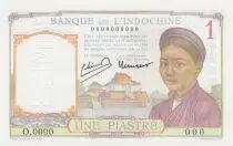 Indochina Franz�sin 1 Piastre type 1933 (1946) - Specimen UNC