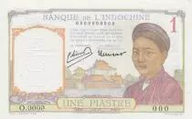 Indochina Franz�sin 1 Piastre type 1933 (1946) - Specimen UNC