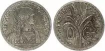 Indochina Franz�sin 10 Centimes - Marian Turin - 1939 - VF - KM.21
