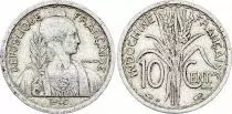 Indochina Franz&ouml;sin 10 Cents Marian - Turin - 1945 - B Beaumont-le-Roger