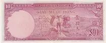 Indochina Franz&ouml;sin 10 Piastres - Angkor - ND (1947) - Letter T - P.80