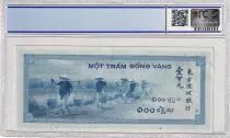 Indochina Franz&ouml;sin 100 Piastres - (ND1945) - Specimen - PCGS MS 64