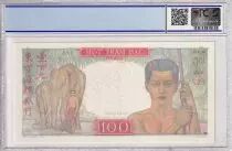 Indochina Franz&ouml;sin 100 Piastres - Mercury - (ND 1947) - Specimen - PCGS 63 UNC