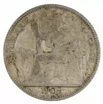Indochina Franz&ouml;sin 20 Cents Liberty Seated - Indo-China 1908 A Paris