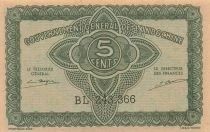 Indochina Franz&ouml;sin 5 Cents - ND (1942) - P.88b