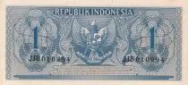 Indonesia 1 Rupiah - Girl - Coat of Arms - 1956 - P.UNC - P.74