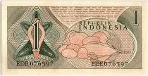 Indonesia 1 Rupiah,  Harvest - 1961 - P.78