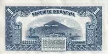 Indonesia 1 Rupiah - Plage - Mountain - 1951 - Serial DN - P.38