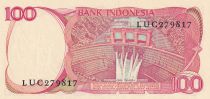 Indonesia 100 Rupiah - Bird - Barrage - 1984 - Serial LUC - UNC - P.122B