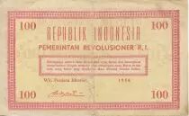 Indonesia 100 Rupiah Pink