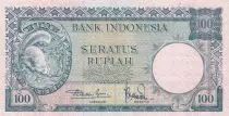 Indonesia 100 Rupiah Squirrel - Presidential palace - 1957