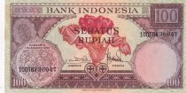Indonesia 1000 Rupiah - Rhinoceros hornbills - 1959 - P.69