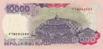 Indonesia 10000 Rupiah - Sri Sultan Hamengku Buwono IX - 1192 (1994) - Serial FTM - P.131c