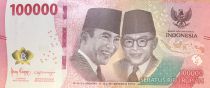 Indonesia 100000 Rupiah - Dr. Soekarno, Dr. M. Hatta - Raja Ampat - 2022 - P.NEW
