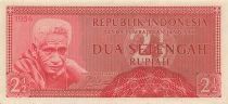 Indonesia 2 1/2 Rupiah - 1956 - Replacement - P.75
