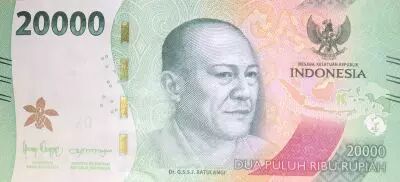 Indonesia 20000 Rupiah - Dr. G.S.S.J. Ratulangi  - Derawan - 2022 - P.NEW