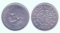 Indonesia 50 Sen KM.10.1
