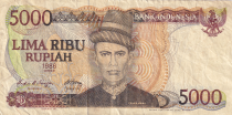 Indonesia 5000 Rupiah 1986 - Teuku Umar - Medara Kudus