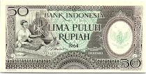 Indonesia 50Rupiah - 1964 - UNC - Serial JAG