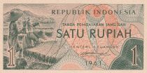 Indonésie 1 Rupiah - Agriculture - 1961 - Série GTH - P.78