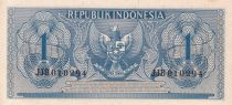 Indonésie 1 Rupiah - Fille - Armoiries - 1956 - P.NEUF - P.74