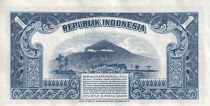 Indonésie 1 Rupiah - Plage - Montagne - 1951 - Série DN - P.38