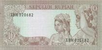 Indon&eacute;sie 10 Rupiah - 1960 - Remplacement - P.83
