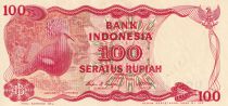 Indonésie 100 Rupiah - Oiseau - Barrage - 1984 - Série DCF - NEUF - P.122B