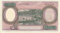 Indonésie 10000 Rupiah - Travailleurs - Rivière - 1964 - Série DPT - P.NEUF - P.100a
