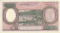 Indonésie 10000 Rupiah - Travailleurs - Rivière - 1964 - Série XWV - P.100a