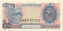 Indon&eacute;sie 2 1/2 Rupiah - 1968 - Remplacement - P.103