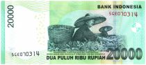 Indonésie 20000 Rupiah Oto Iskandar di Nata