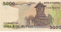 Indonésie 5000 Rupiah - Teuku Umar - Menara Kudus - 1986 -  Série TOZ - NEUF - P.125