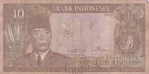 Indonesien 10 Rupiah - President Sukarno - Dancer - 1960