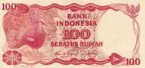 Indonesien 100 Rupiah - Bird - Barrage - 1984 - Serial DCF - UNC - P.122B