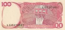 Indonesien 100 Rupiah - Bird - Barrage - 1984 - Serial LUC - UNC - P.122B