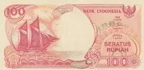 Indonesien 100 Rupiah - Sailboat Pinisi - Volcano - 1992 (2000) - Serial ZPB