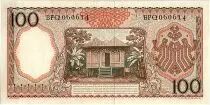 Indonesien 100 Rupiah, Rubber plantation - 1959 - P.58