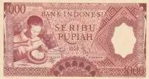 Indonesien 1000 Rupiah -  Silversmith from Gadang/Minangkabau - 1958