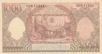 Indonesien 1000 Rupiah -  Silversmith from Gadang/Minangkabau - 1958