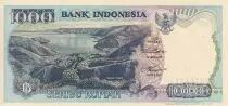 Indonesien 1000 Rupiah - Lompat Batu Pulau Nias - Danau Toba - 1992 -  Serial RJH - P.129a