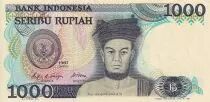 Indonesien 1000 Rupiah -Raja Sisingamangaraja XII - 1987 - Serial MBR - UNC - P.124